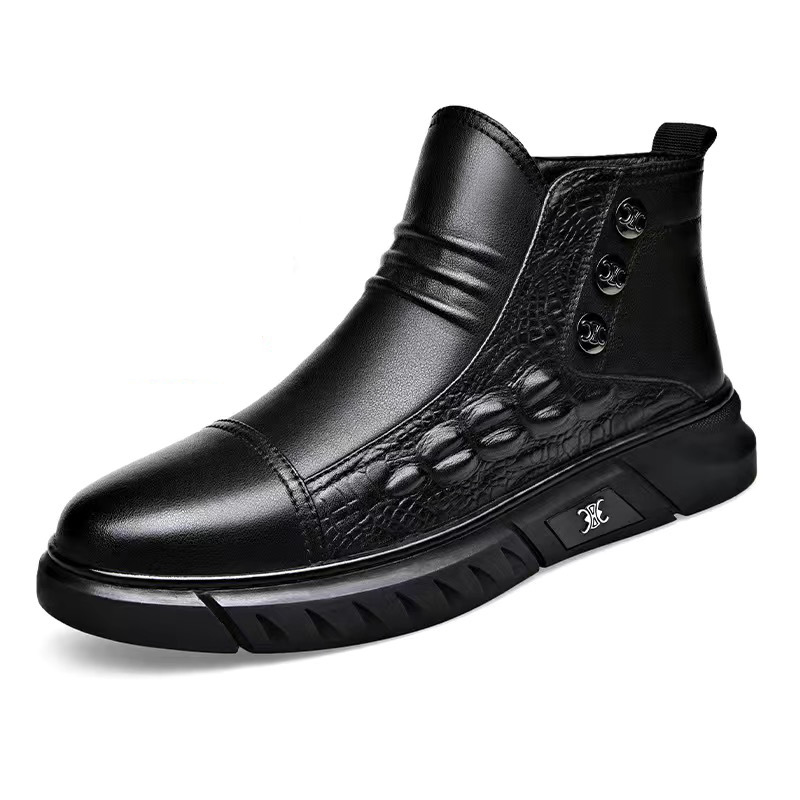 牛皮高幫馬丁靴